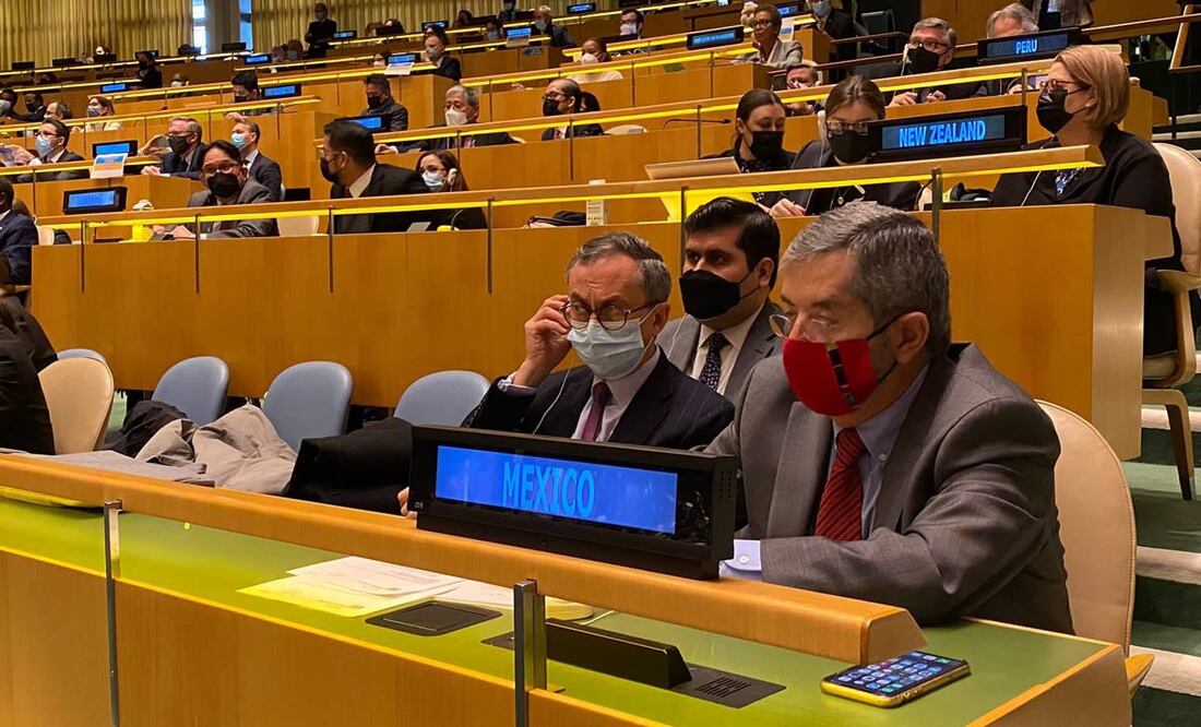 México, como lo adelantó el embajador Juan Ramón de la Fuente, votó a favor de detener las agresiones de Rusia contra Ucrania. Foto: Twitter @MexOnu