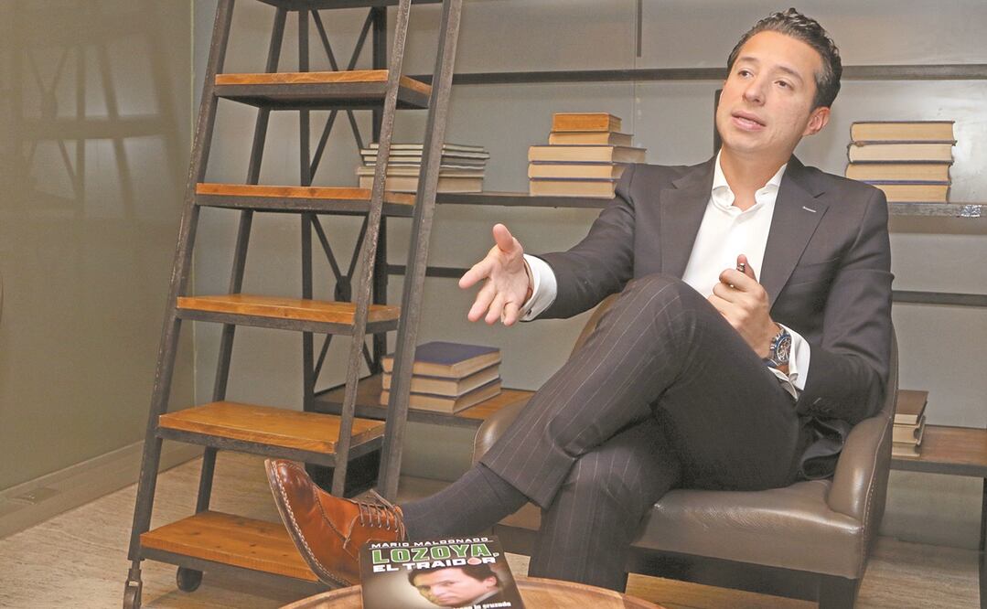 Mario Maldonado, periodista y autor del libro "Lozoya, el traidor". Foto: CARLOS MEJÍA. EL UNIVERSAL