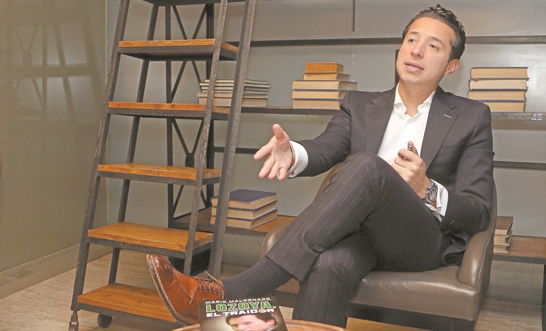 Mario Maldonado, periodista y autor del libro "Lozoya, el traidor". Foto: CARLOS MEJÍA. EL UNIVERSAL
