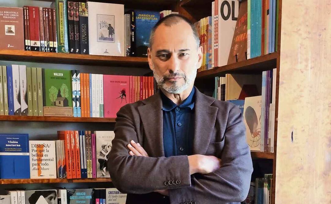 Entrevista con Aurelio Asiain Poeta y traductor. Foto: Nancy García / EL UNIVERSAL