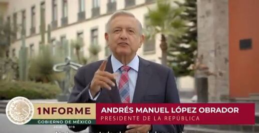 Gobierno federal inicia formalmente campaña sobre Primer Informe de AMLO