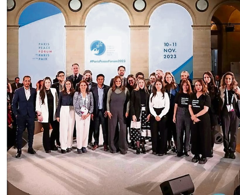 En la sexta edición del Foro de la Paz de París, que tuvo lugar en el Palacio de Brongniart, en la capital francesa, el proyecto fue seleccionado. Foto: Especial