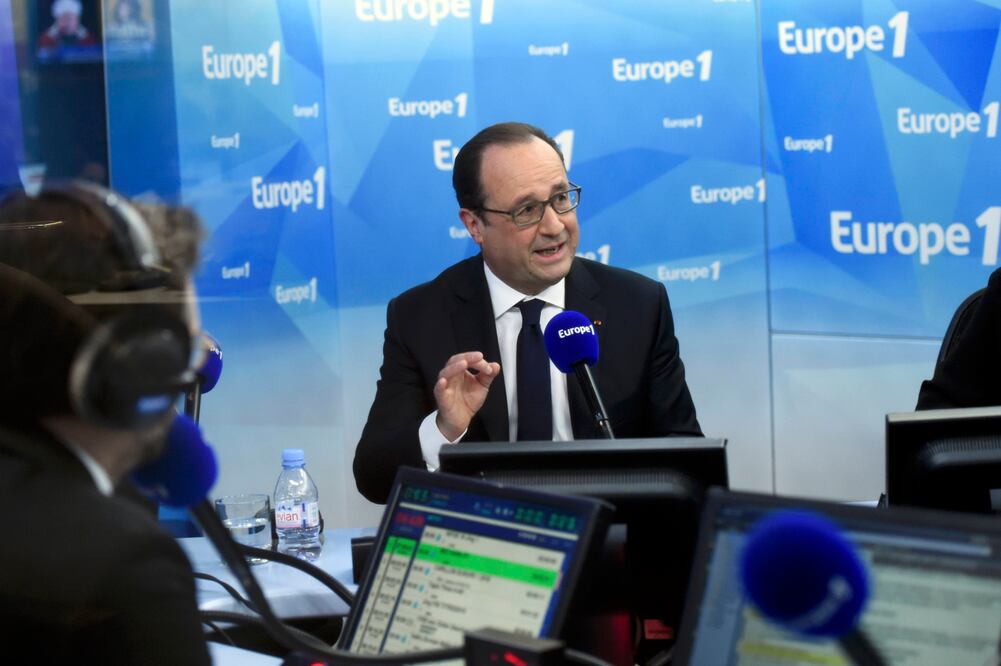 En la foto: El presidente francés, François Hollande (ARCHIVO)