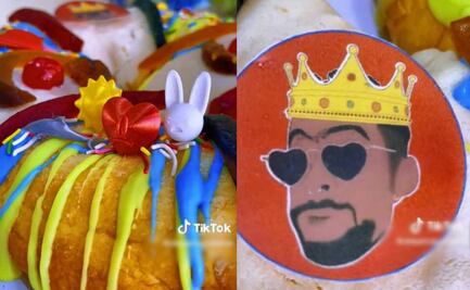 Crean Rosca de Reyes de Bad Bunny y se hace viral
