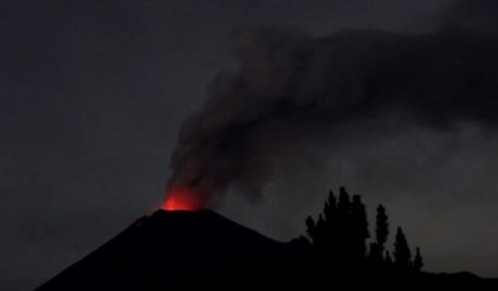 VIDEO: así se vio y escuchó explosión del volcán Popocatépetl
