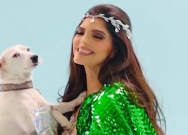 Ana Bárbara, una superheroína de los perros en PETA Latino