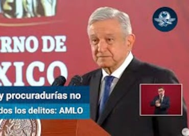 AMLO acusa simulación en cifras de incidencia delictiva