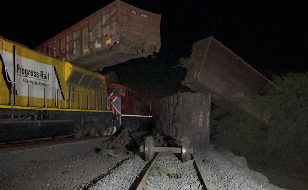 Choque de trenes en Jalisco. Foto: @Renee_Hdez