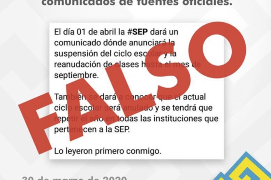 Desmiente SEP suspensión de ciclo escolar; es noticia falsa, dice