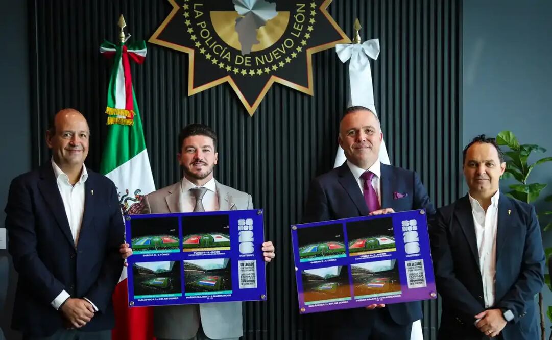 Reconocen a Nuevo León por organizar el Mundial en Monterrey; destacan seguridad y movilidad durante el torneo.
Foto: Especial.