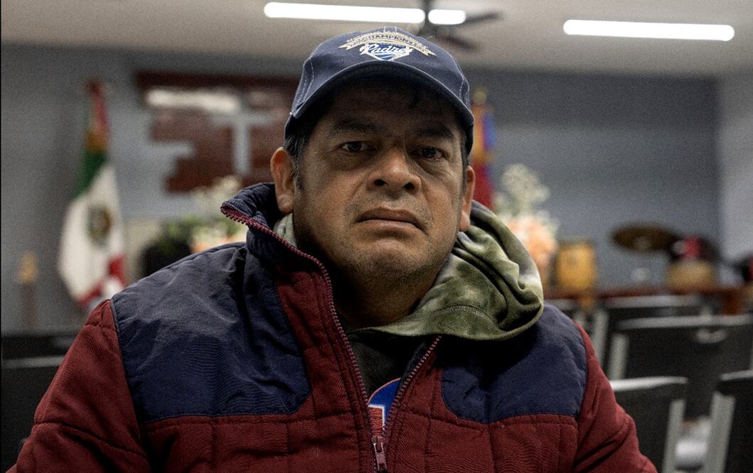 Nemorio fue deportado en enero y actualmente se encuentra en el refugio Ejército de Salvación, sin apoyo federal. (20/02/2025) Foto: Aimee Melo/EL UNIVERSAL