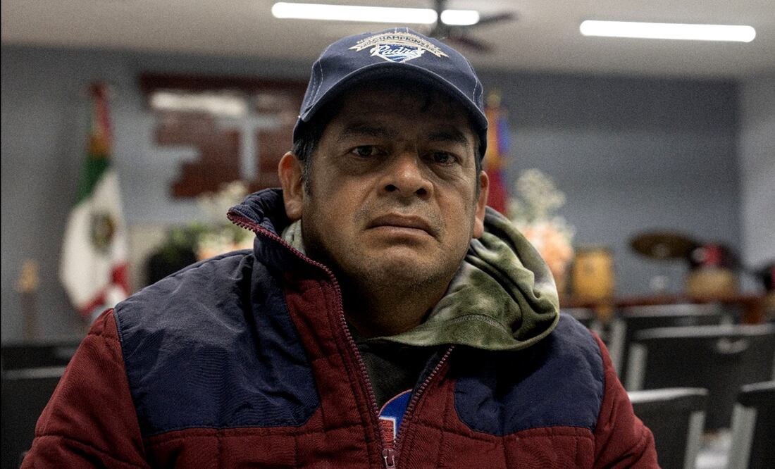 Nemorio fue deportado en enero y actualmente se encuentra en el refugio Ejército de Salvación, sin apoyo federal. (20/02/2025) Foto: Aimee Melo/EL UNIVERSAL