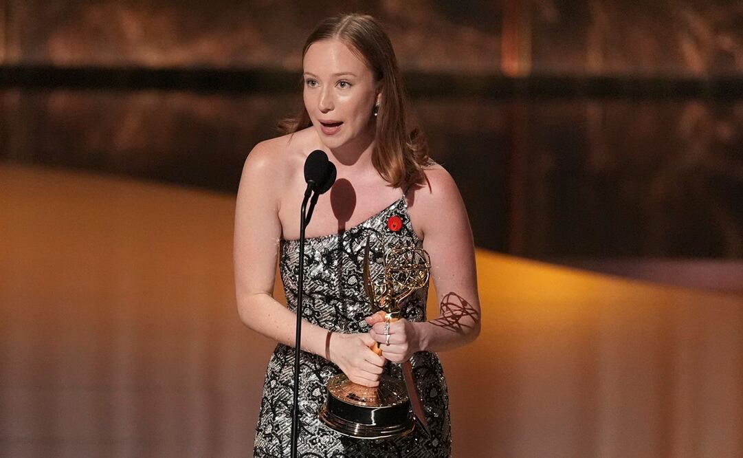 Hannah Einbinder se convirtió en tendencia en las redes sociales por su discurso de aceptación. Foto: AP.