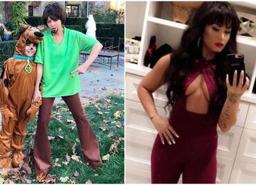 Famosos lucen sus disfraces en Halloween
