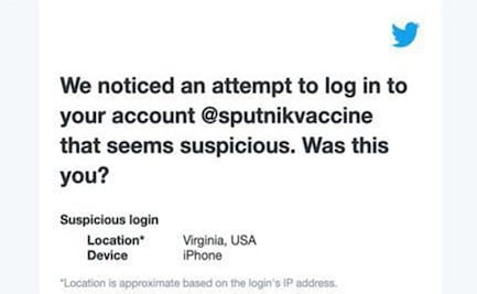 Creadores de vacuna Sputnik V denuncian posible violación desde EU a su cuenta de Twitter