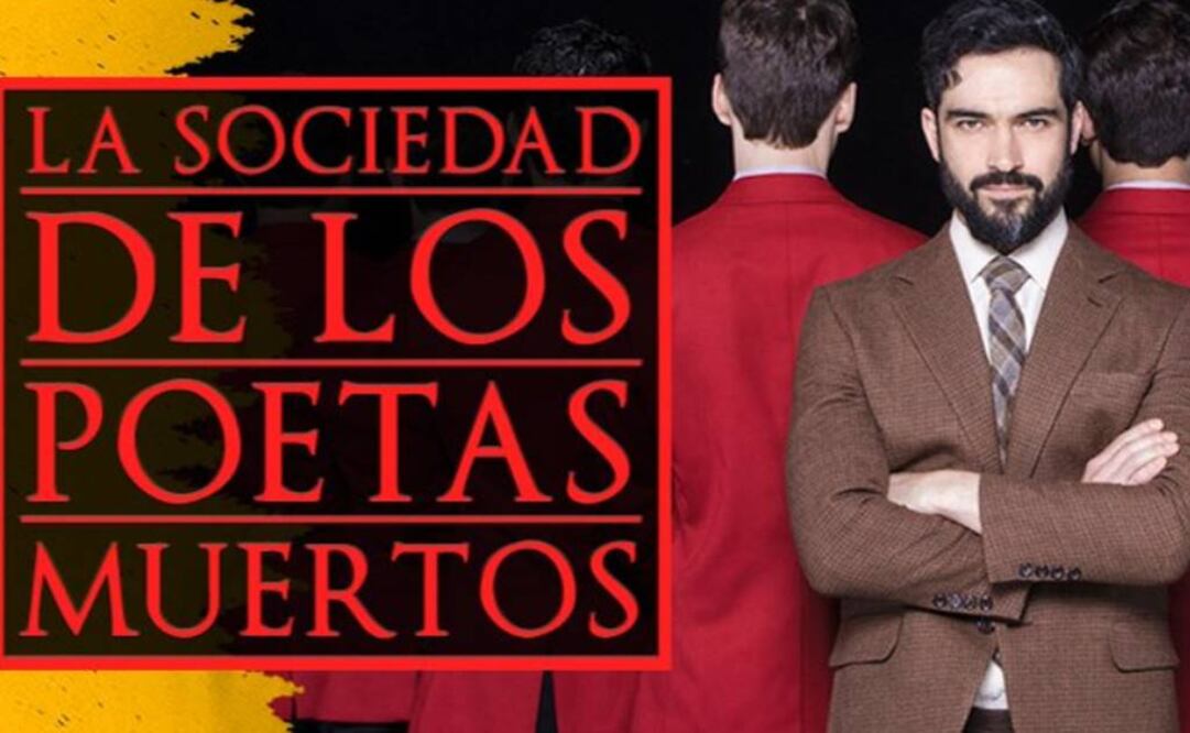 Alfonso Herrera es el protagonista de la adaptación teatral de "La sociedad de los poetas muertos"  FOTO: TOMADA DE TWITTER