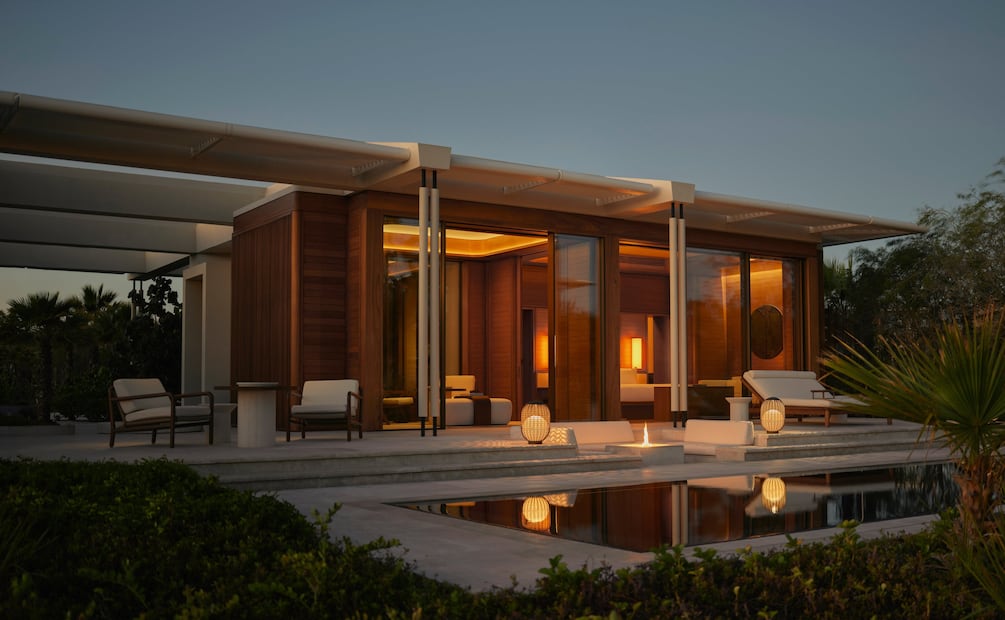 La Casita Estuario es uno de los refugios del hotel Amanvari, y se encuentra junto a la laguna. Foto: Aman Resorts