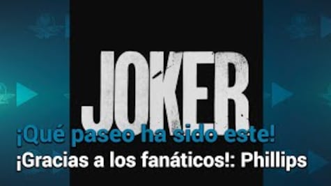 "Joker" agradece, con baile y carcajada, récord en taquilla