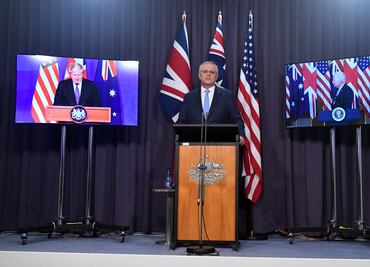 Francia llama a consultas a sus embajadores en EU y Australia tras anuncio de alianza estratégica