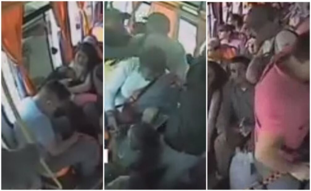 Ladrón golpea a mujer con bebé en asalto a pasajeros de Tecámac