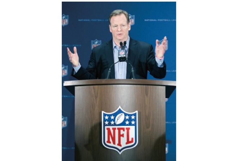 Goodell promovió pagos por daños neurológicos (ARCHIVO. EL UNIVERSAL)