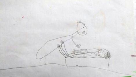 Con dibujo, niña reveló que pastor la violaba