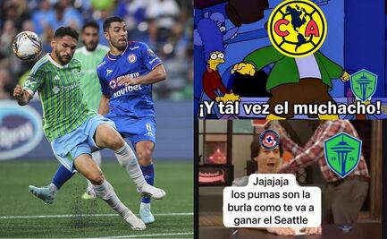Cruz Azul recibe humillada de los Seattle Sounders y se lleva los mejores MEMES; la afición celeste no los perdona