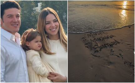 Con detalle en la arena, Mariana Rodríguez revela nombre de su nueva bebé en Instagram; así se llamará