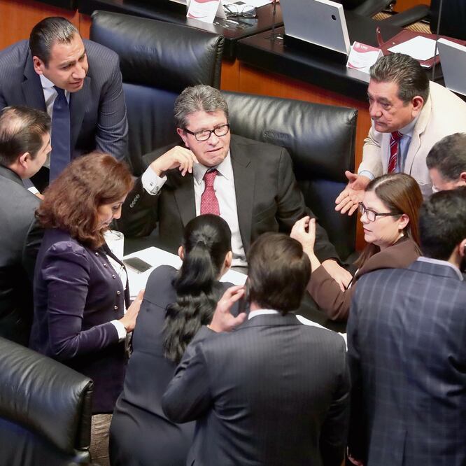 Rendir cuentas. Ricardo Monreal solicitó auditar la Cámara Alta, aunque ahora se hará en todo el Congreso. (LUCÍA GODÍNEZ. EL UNIVERSAL)