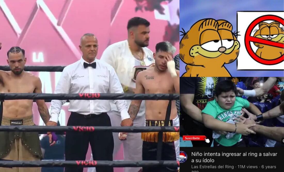 Usuarios compartieron en redes sociales memes de los combates de 'La Velada del Año 5'. Foto: Captura de pantalla X