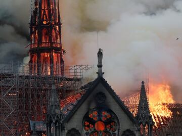 Fire at Notre Dame Cathedral in Paris