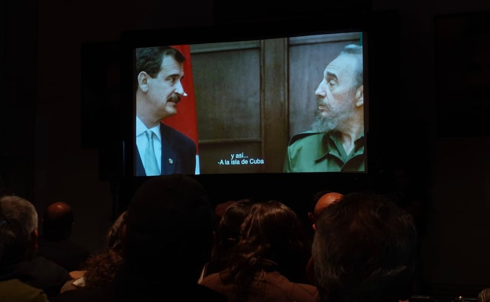 Este martes se montó en la Cámara de Diputados una exposición de más de 200 fotos del exmandatario y líder revolucionario de Cuba. Foto: Eduardo Dina/EL UNIVERSAL