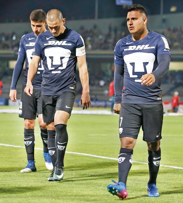 Una vez más los Pumas se quedan en la orilla de un torneo internacional, esta vez se van de “Concachampions” (AGUSTÍN SALINAS. EL UNIVERSAL)