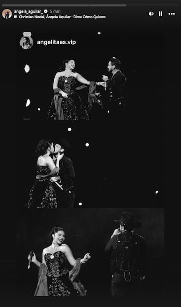 Ángela Aguilar y Nodal en La México.
Instagram angela_aguilar_