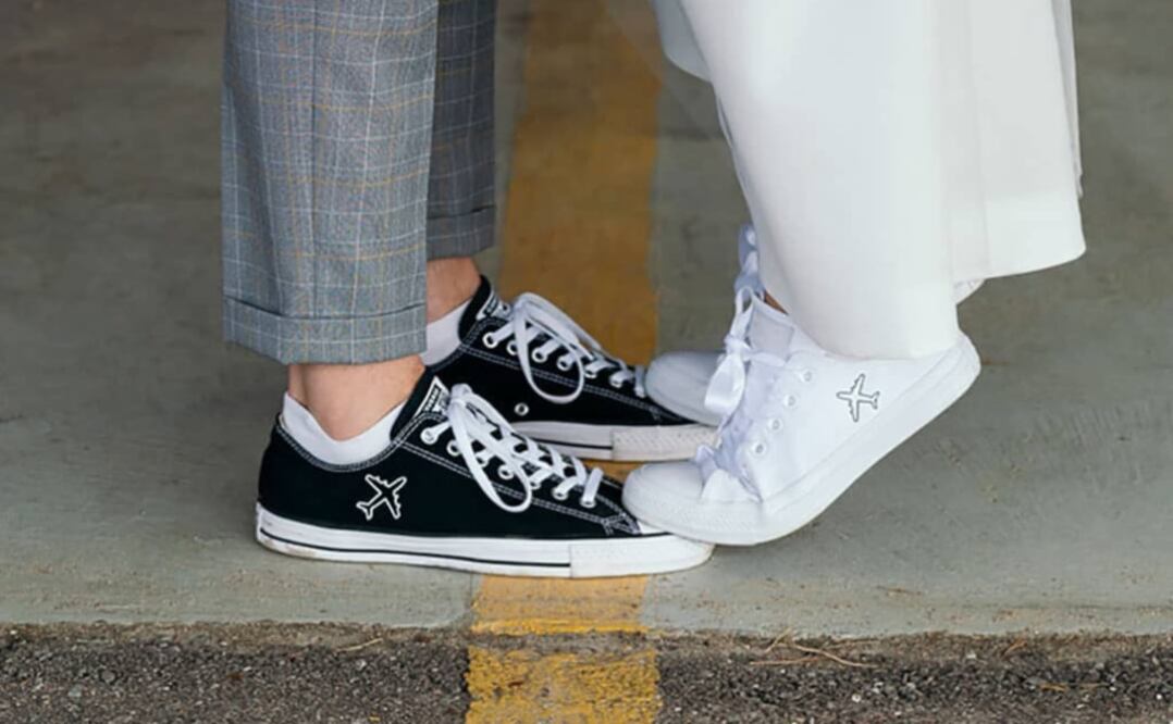Converse personalizados para el día de tu boda. Fotos: instagram