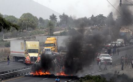 Liberan autopista en Puebla tras 4 horas de bloqueo