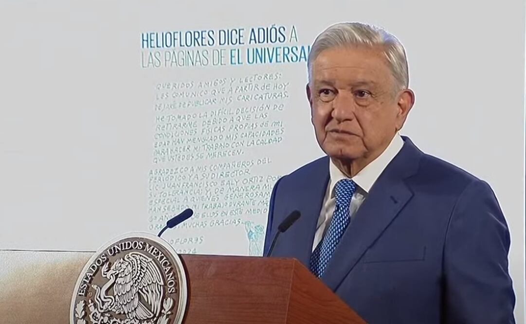 “Un abrazo a Helio", dijo López Obrador. Foto: Especial.