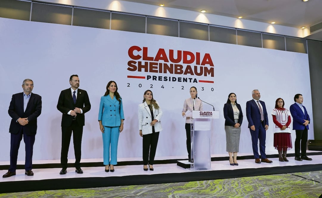Claudia Sheinbaum, virtual presidenta electa de México, se reunió en esta ocasión con gobernadores del centro y occidente de la República. Foto: Fernanda Rojas | El Universal