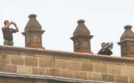 Personal de resguardo, no francotiradores, dice Ramírez Cuevas