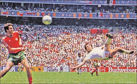 Gol de Manuel Negrete, el mejor en la historia de las Copas del Mundo