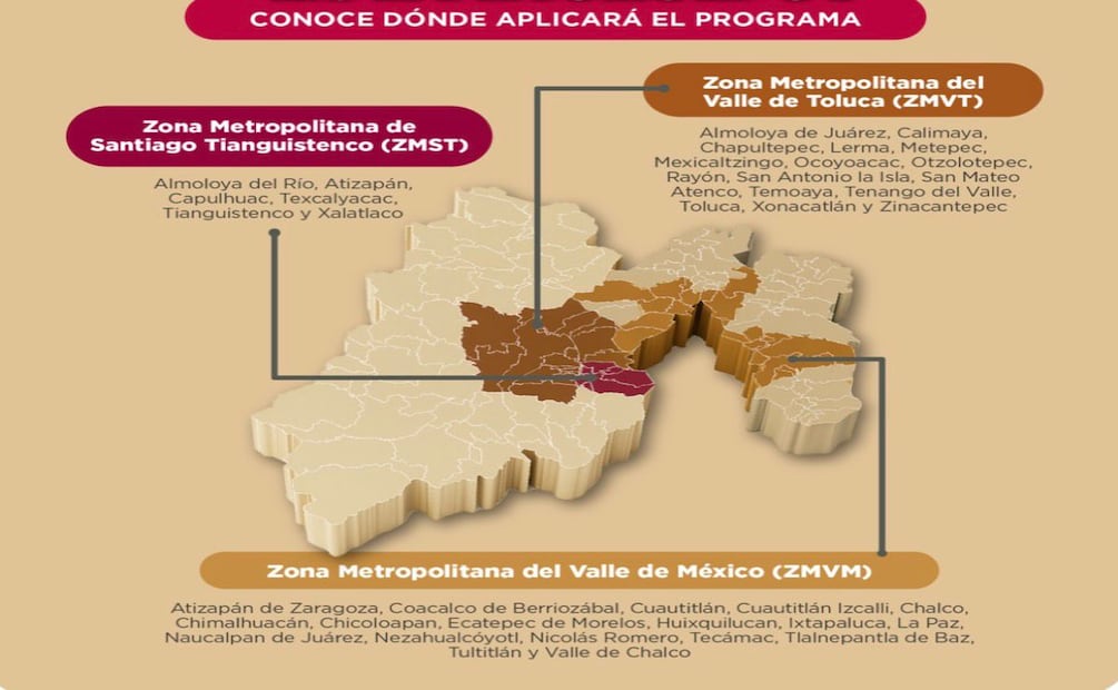 El "Hoy No Circula" se mantiene vigente en la ZMVM. Foto: Secretaría de Ambiente y Desarrollo Sostenible del Estado de México