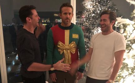 Ryan Reynolds es víctima de una broma navideña “de estilo” de Hugh Jackman y Jake Gyllenhaal