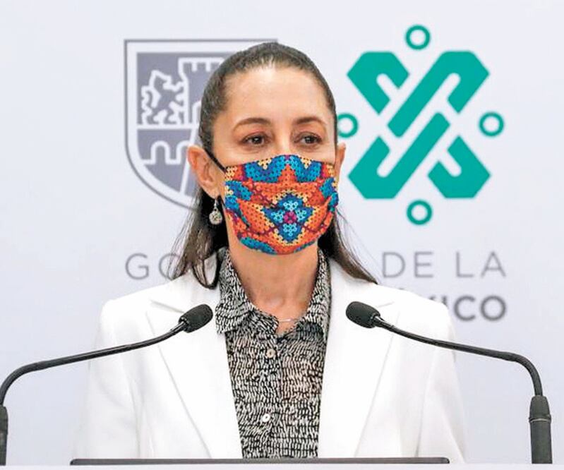 La jefa de Gobierno, Claudia Sheinbaum, dijo que se evaluará el impacto de la estrategia anti-Covid. Foto: ARCHIVO EL UNIVERSAL