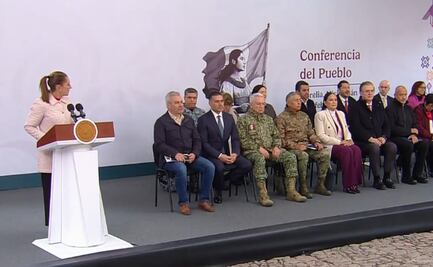 Sheinbaum presenta en la mañanera a nuevo comandante de la Guardia Nacional; general Guillermo Briceño releva a Hernán Cortés