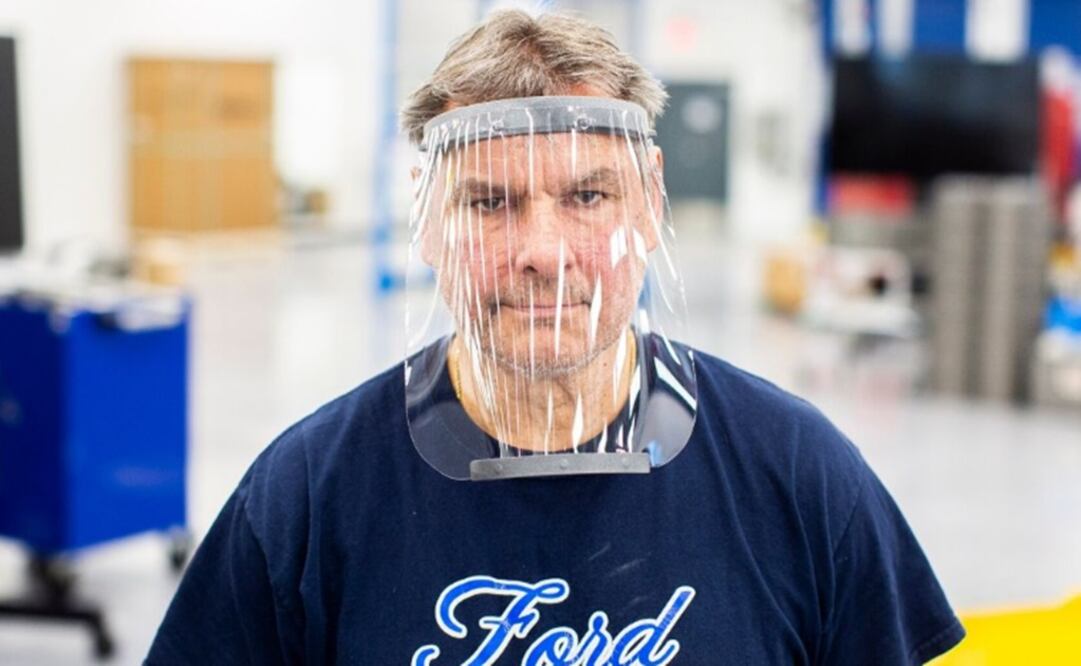 Ford will distribute the face shields throughout Mexico - Photo: