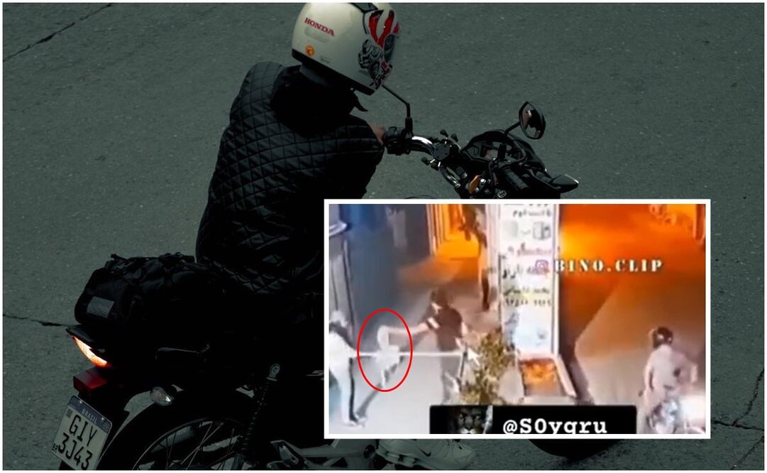 Robo en motocicleta. Fuente: Pexels y Captura de video @jiots