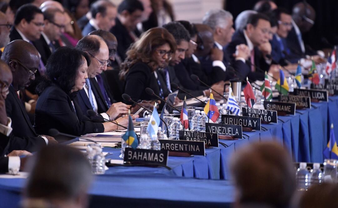 Embajadores de países miembros de la Organización de Estados Americanos (Foto: EFE)