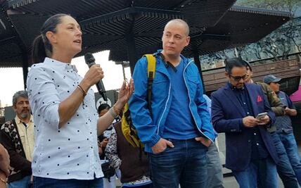 Van por parque lineal en vía del tren que cruza tres alcaldías