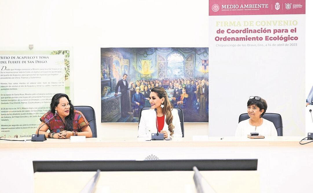 En el convenio firmado por la gobernadora y la titular de Semarnat se consigna que se fortalecerá la política ambiental de la entidad. Foto: Especial