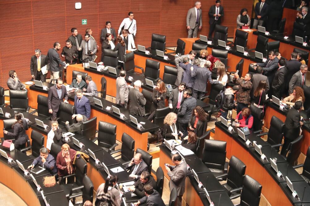 EL DATO Tratado comercial. En México, el debate parlamentario correspondiente al T-MEC se realizará en el Senado de la República. Foto: ARCHIVO EL UNIVERSAL